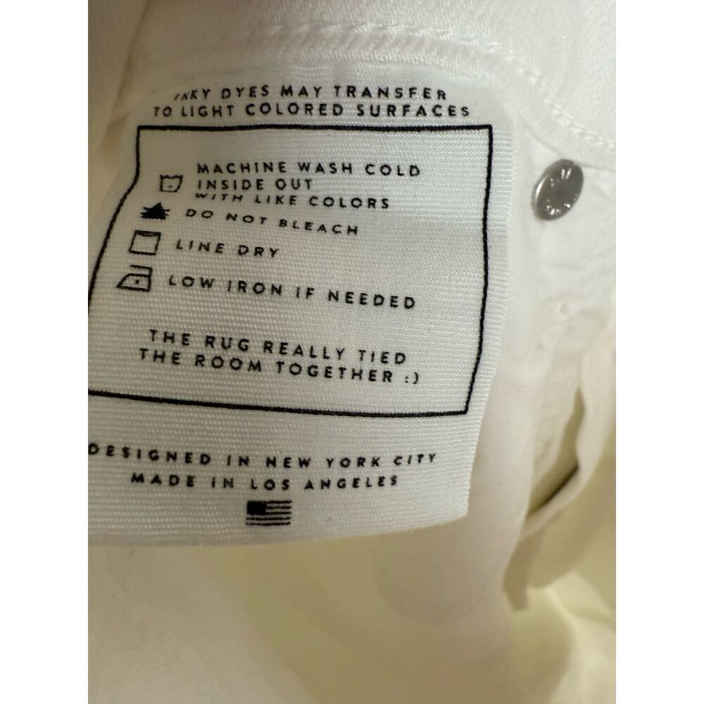 AYR The Really Really Flare White High Rise Jeans Size 33 - Picture 11 of 12